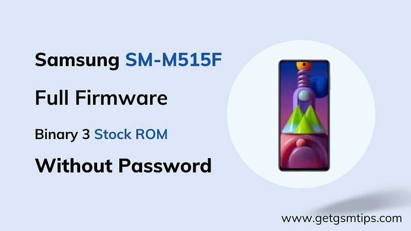 SM-M515F Binary 3 Full Firmware