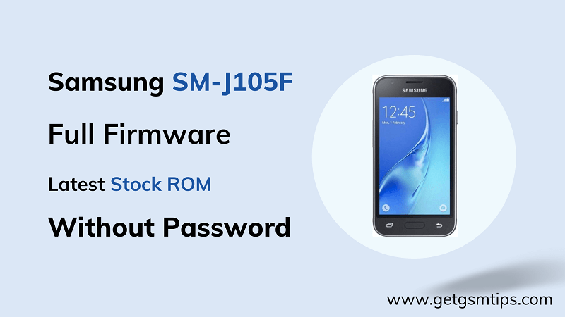 Samsung SM-J105F Flash File