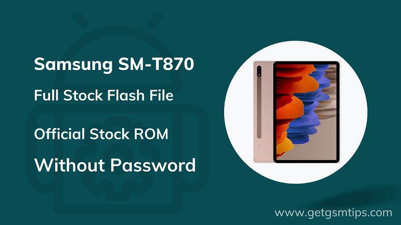 Samsung SM-T870 Firmware