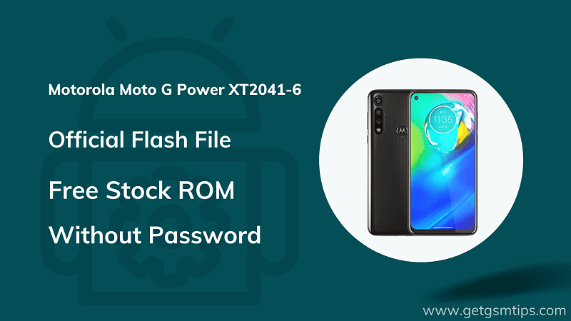 Motorola Moto G Power XT2041-6 Firmware
