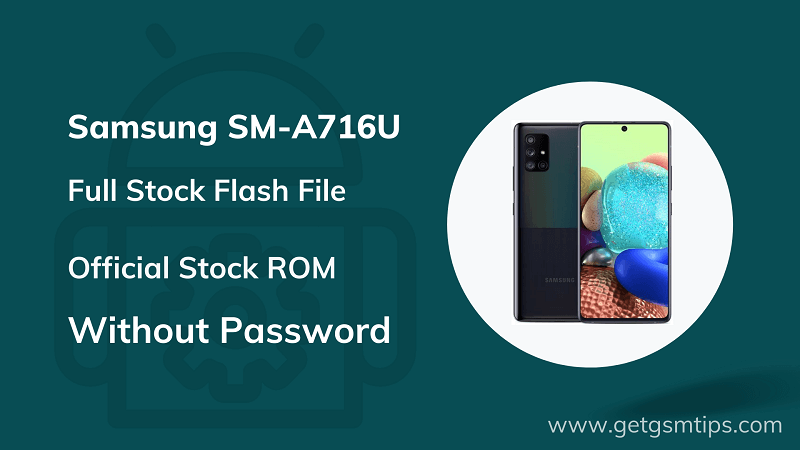 Samsung SM-A716U Firmware