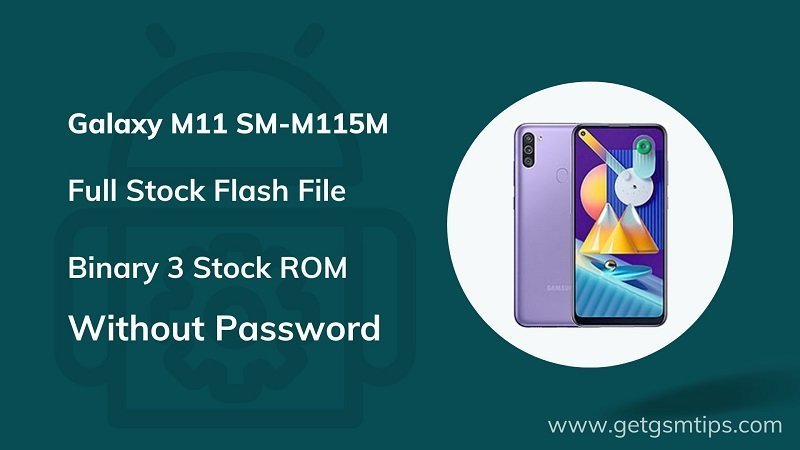 SM-M115M Binary 3 Full Firmware