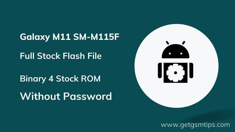 SM-M115F Binary 4 Firmware