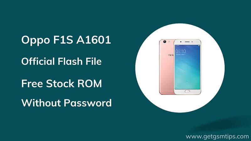 Oppo F1S A1601 Firmware