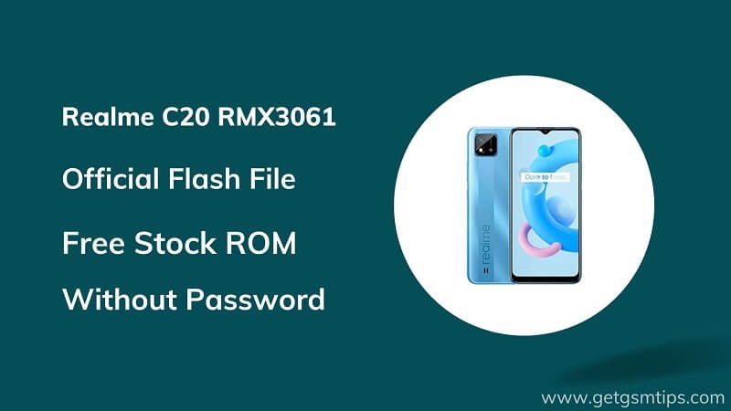 Realme C20 RMX3061 Scatter Firmware