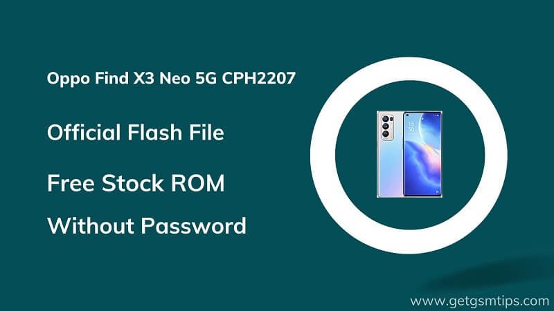 Oppo Find X3 Neo 5G CPH2207 Firmware
